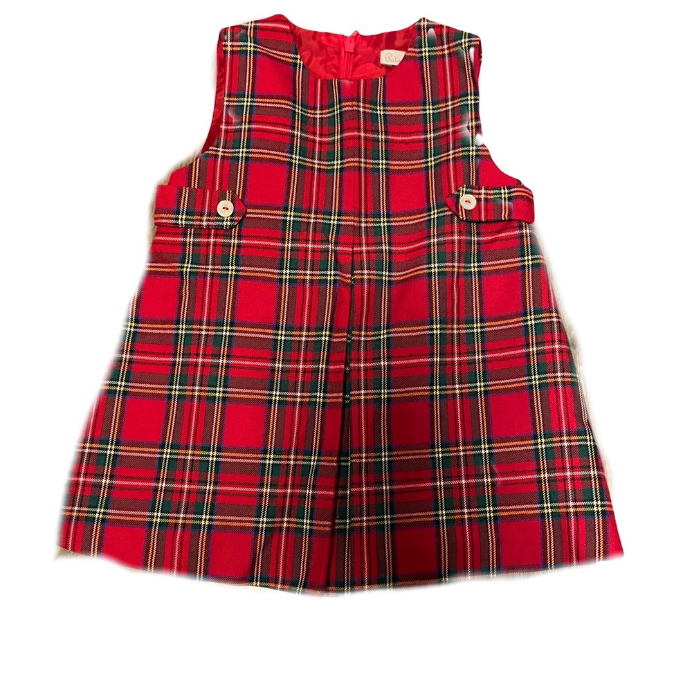 Patachou Sleeveless Plaided Dress 12M